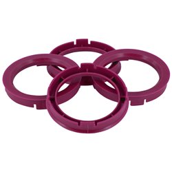 Set de Bagues de Centrage TPI - 70.1->66.1mm - Violet