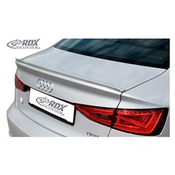 Lèvre spoiler arrière sur mesure pour Audi A3 8V Sedan & Cabrio 2012- (ABS)