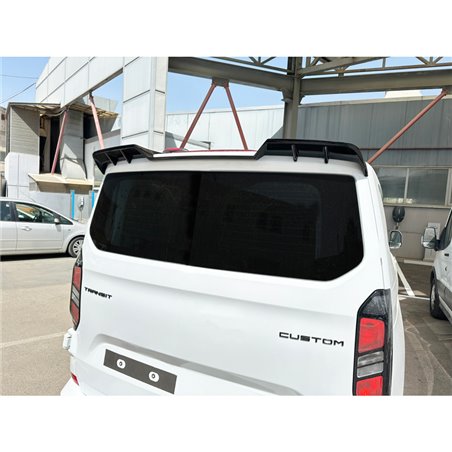 Becquet de toit V.2 sur mesure pour Ford Transit Custom (V710) 2023- (avec hayon arrière) (PU) Becquet de toit V.2 sur mesure pour Ford Transit Custom (V710) 2023- (avec hayon arrière) (PU)