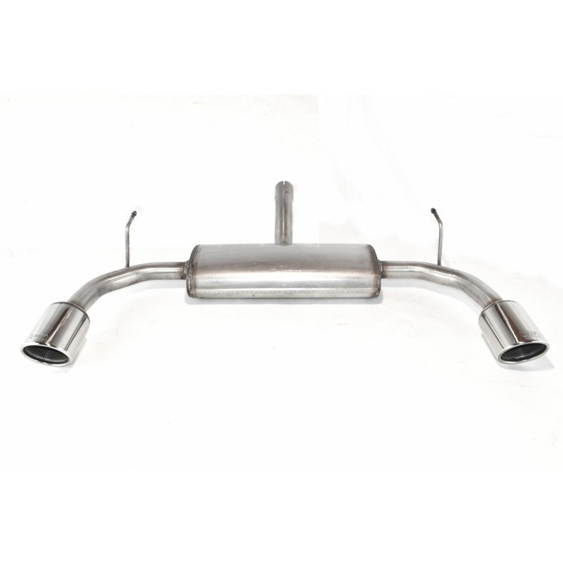 Échappement inoxydable double sur mesure pour Alfa Romeo Giulietta HB 5-portes 1.4 T 77/88/125kW 2010- 100mm