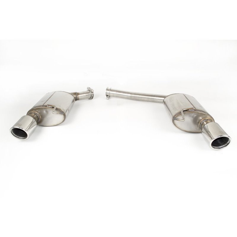 Échappement inoxydable double sur mesure pour Audi A4 (B8) Avant 2.0 TSI 155kW 2007-2011 90mm