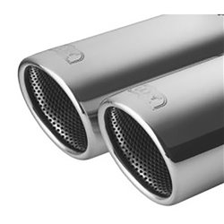 Échappement double sur mesure pour Audi A5 Coupe 2.0TDi 125kW 2008-2011 2x 70mm