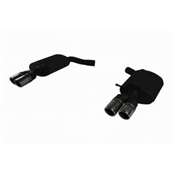 Échappement double sur mesure pour Audi A4 (B7) Quattro Avant 2.0 TFSI 147kW 2004-2007 2x70mm