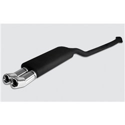 Échappement sur mesure pour BMW E36 6-Cylindre Sedan/Touring/Cabrio/Coupe 320i 110kW/323i 125kW 1995-1998 2x 80mm DTM2