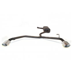 Échappement double sur mesure pour Kia Pro Cee'd HB 1.6 93kW 2006-2009 120x80mm