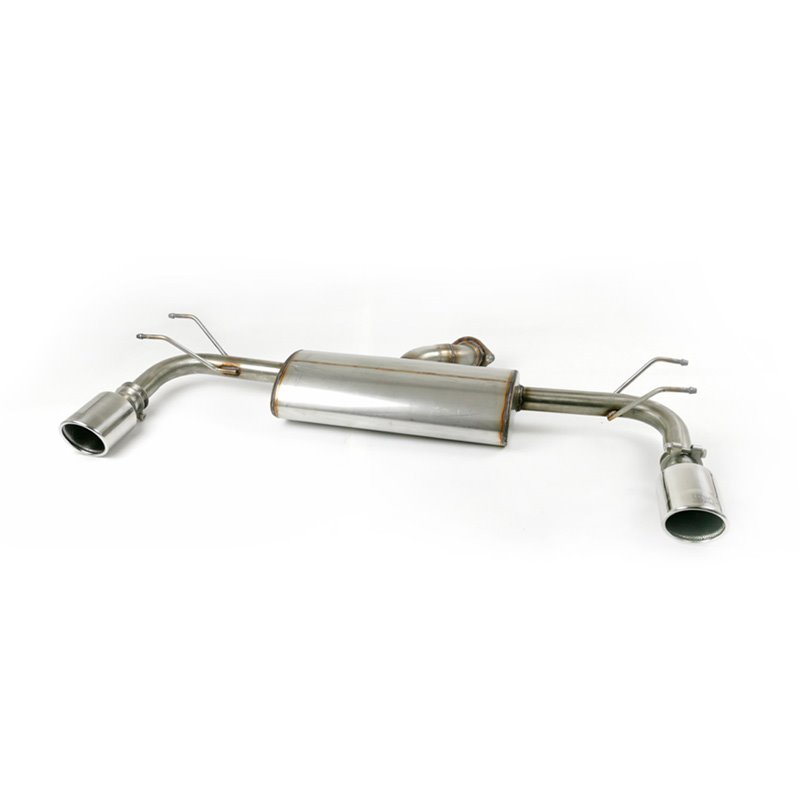 Échappement Inoxydable double sur mesure pour Mazda 3 HB (BP) 2.0 90/110kW Skyactiv-G 2019- 1x 100mm RS