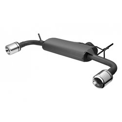 Échappement double sur mesure pour Mitsubishi Lancer VIII Sedan/Sportback 1.5i 80kW/1.8i 105kW 2007-2012 100mm