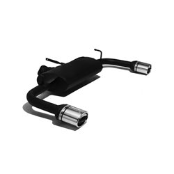 Échappement double sur mesure pour Mitsubishi Lancer VIII HB/Sedan 1.5i 80kW/1.8i 105kW 2007-2012 120x80mm