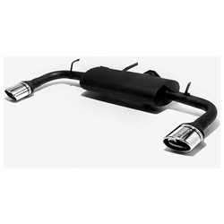 Échappement double sur mesure pour Mitsubishi Lancer VIII HB/Sedan 1.5i 80kW/1.8i 105kW 2007-2012 120x80mm Incliné