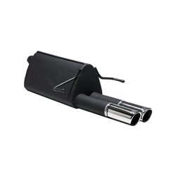 Échappement sur mesure pour Opel Astra H Combi 1.4i 66kW/1.6i 77kW/1.8i 92kW 2004-2009 2x 70mm