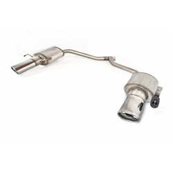 Échappement inoxydable double sur mesure pour Opel Insignia FWD Combi 2.0 CDTi 118kW 2008-2012 120x80mm