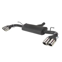 Échappement double sur mesure pour Seat Leon (5F) 2.0TSi Cupra 221kW 2012-2019 2x 80mm RS