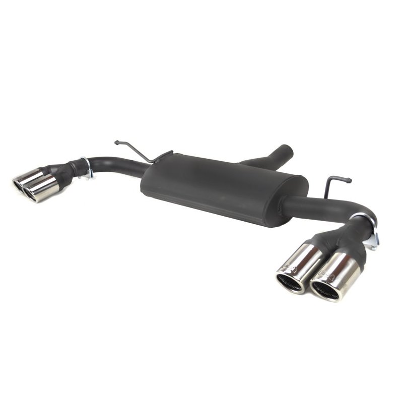 Échappement double sur mesure pour Seat Leon (5F) 2.0TSi Cupra 221kW 2012-2019 2x 80mm RS