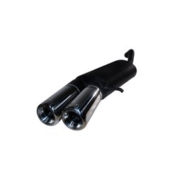 Échappement sur mesure pour Skoda Felicia HB 1.3 40/43/50kW/1.6 55kW/1.9D 47kW 1994-2001 2x 80mm