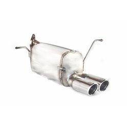 Échappement inoxydable sur mesure pour Suzuki Swift IV HB 1.2 69kW 2010- 2x 70mm