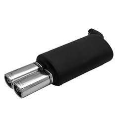 Échappement sur mesure pour Toyota Corolla E11 Sedan 1.4 71kW/1.6 81kW 1997-2001 2x 80x65mm