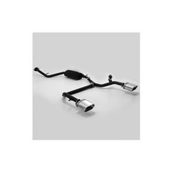 Échappement double sur mesure pour Toyota IQ 1.0i 50kW 2009- 145x75mm