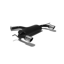 Échappement double sur mesure pour Volkswagen Scirocco III 1.4TSi 90/118kW/2.0TDI 103kW 2008-2013 90mm