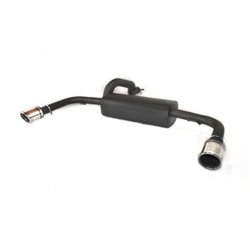 Échappement double sur mesure pour Volvo V40 1.6 88/110kW 2012- 90mm