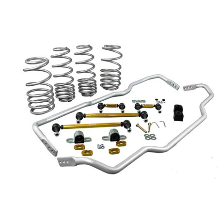 Whiteline Grip-Série 1 Kit de barre stabilisatrice et de ressort d'abaissement sur mesure pour Volkswagen Golf VI 5K1/VI Cabrio Whiteline Grip-Série 1 Kit de barre stabilisatrice et de ressort d'abaissement sur mesure pour Volkswagen Golf VI 5K1/VI Cabrio