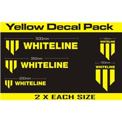 Whiteline Whiteline Kit d'Autocollant 10 Pièces Jaune