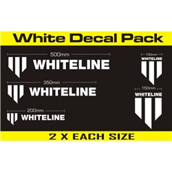 Whiteline Whiteline Kit d'Autocollant 10 Pièces Blanc