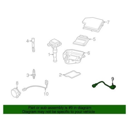 Genuine Audi 1998-2006 A4 Quattro TT Crankshaft Position Sensor 06A-906-433-C Genuine Audi 1998-2006 A4 Quattro TT Crankshaft Position Sensor 06A-906-433-C