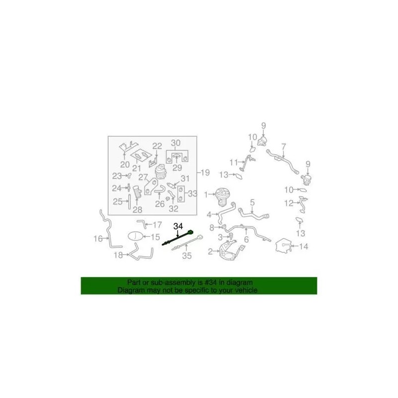 Capteur d'oxygène d'origine Audi 1K0-998-262-H