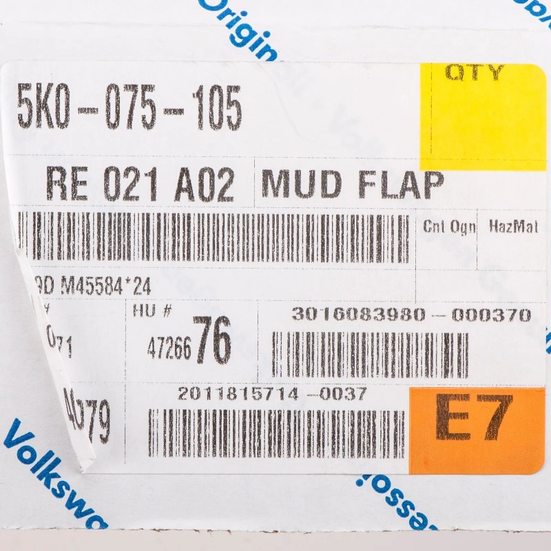 Bavettes garde-boue arrière neuves d'origine pour VW Volkswagen Golf GTI MK6 2010-2014