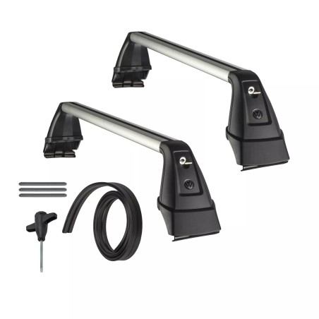 Barres de support de base pour galerie de toit 2015-2017 VW Volkswagen Golf GTI MK7 2 portes GENUINE Barres de support de base pour galerie de toit 2015-2017 VW Volkswagen Golf GTI MK7 2 portes GENUINE