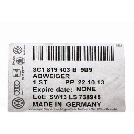 06-11 VW Volkswagen Passat Cache Essuie-Glace Avant Gauche Côté Conducteur OEM 3C1819403B9B9 06-11 VW Volkswagen Passat Cache Essuie-Glace Avant Gauche Côté Conducteur OEM 3C1819403B9B9