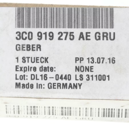Nouveau capteur de recul OEM Volkswagen Passat 2006-2007 3C0-919-275-AE-GRU Nouveau capteur de recul OEM Volkswagen Passat 2006-2007 3C0-919-275-AE-GRU