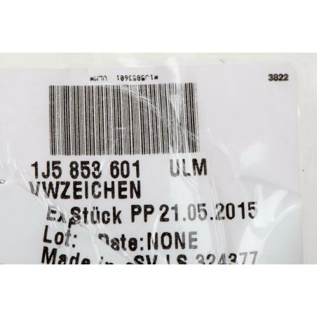 Emblème de calandre avant OEM pour VW Volkswagen Jetta & Jetta Wagon 2000-2005 1J5853601ULM Emblème de calandre avant OEM pour VW Volkswagen Jetta & Jetta Wagon 2000-2005 1J5853601ULM