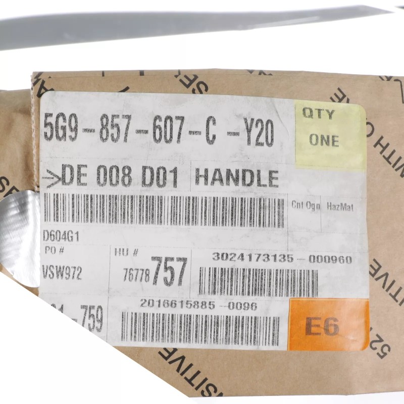 Poignée de préhension OEM neuve Volkswagen e-Golf Golf 2015-2019 5G9-857-607-C-Y20