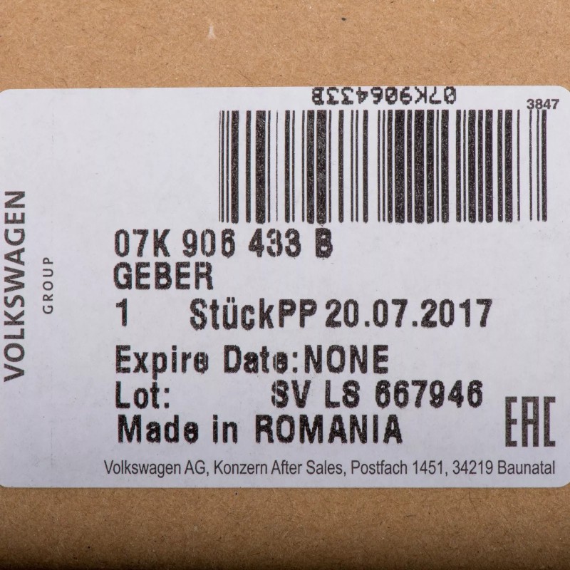 Capteur de Vitesse de Moteur VW Volkswagen Passat Beetle Golf Jetta GENUINE OEM NEUF