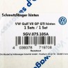 Nouveaux garde-boue arrière noirs OEM 18-21 VW Volkswagen GTI 5GV075105A Nouveaux garde-boue arrière noirs OEM 18-21 VW Volkswagen GTI 5GV075105A