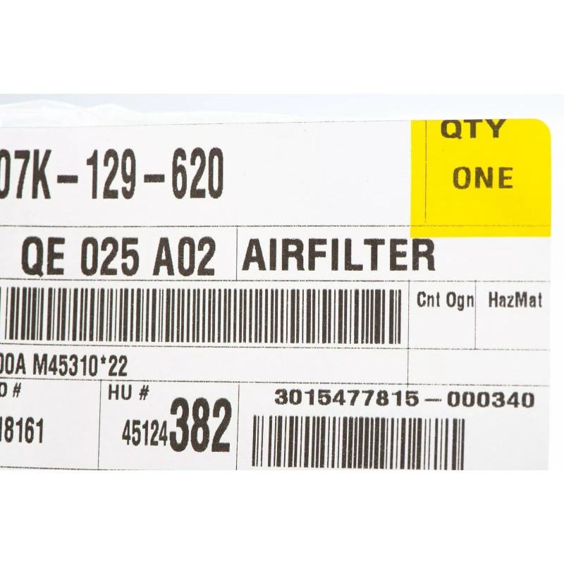 Nouveau filtre à air OEM VW Volkswagen 2.5L Jetta Golf Beetle Passat 07K129620 authentique