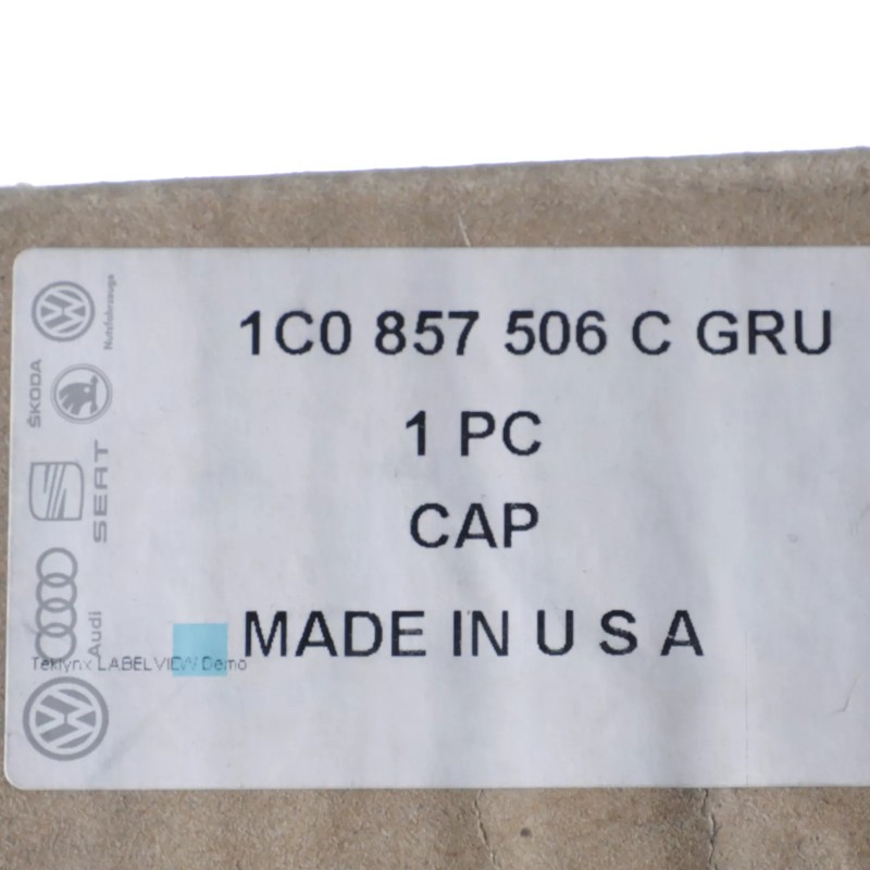 Nouveau boîtier de rétroviseur de porte OEM Volkswagen Beetle 2003-2010 1C0-857-506-C-GRU