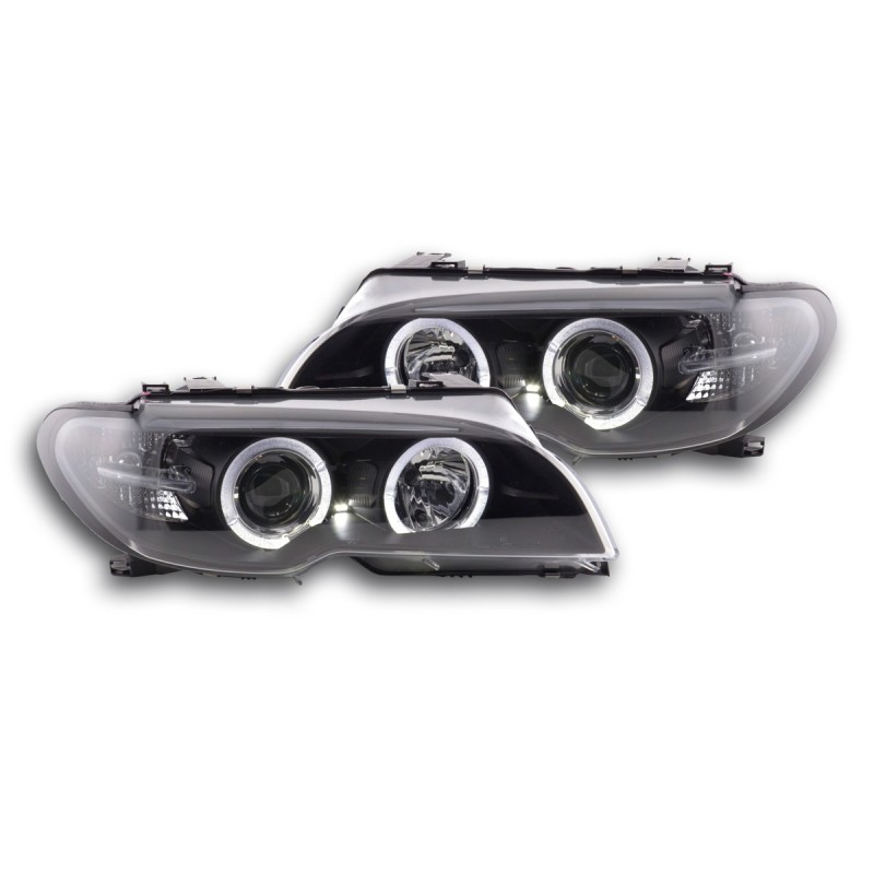 Phare avant BMW Série 3 E46 Coupé, Cabrio 03-05 noir