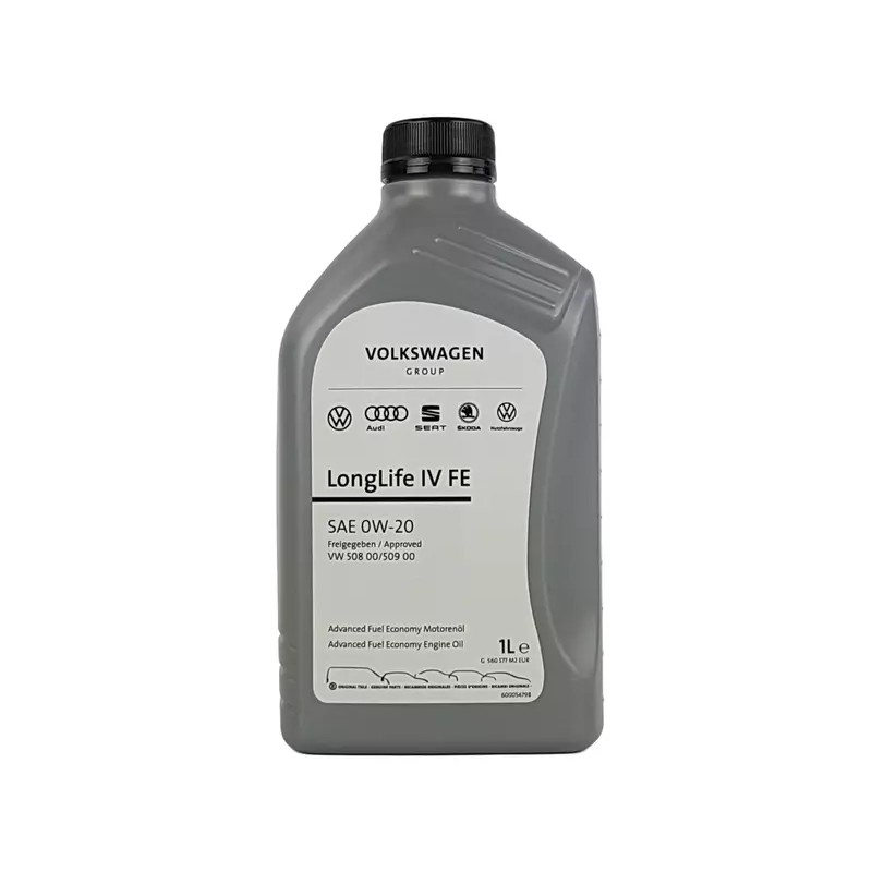 Huile Moteur Volkswagen Originale 1L Longlife IV SAE 0W20 Norme VW 50800 50900 GS60577M2EUR