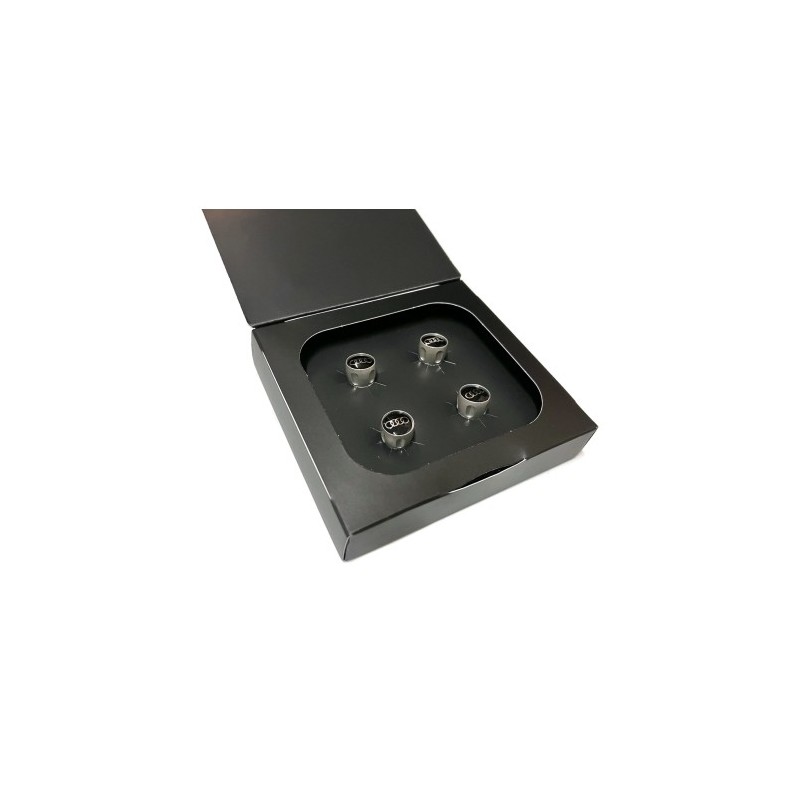 Bouchons de valve chrome Audi (x4)