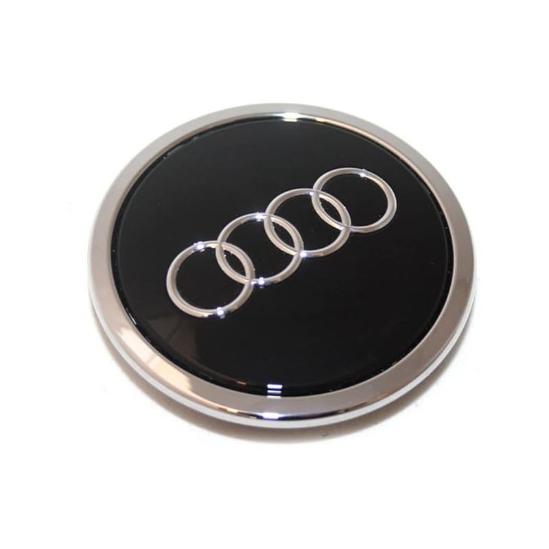Cache moyeu Audi noir aluminium 81A601170