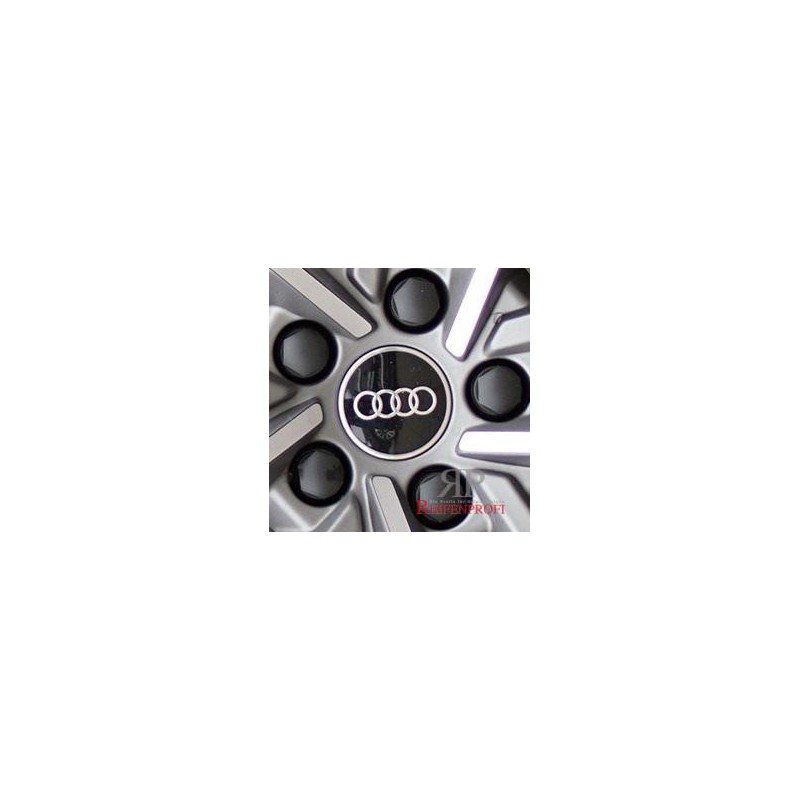 Cache moyeu Audi noir aluminium 81A601170