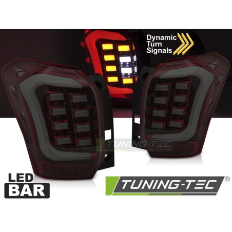 LED BAR TAIL LIGHTS RED SMOKE fits SUBARU FORESTER IV 13-18 LED BAR TAIL LIGHTS RED SMOKE fits SUBARU FORESTER IV 13-18
