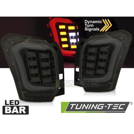 LED BAR TAIL LIGHTS DEEP SMOKE fits SUBARU FORESTER IV 13-18 LED BAR TAIL LIGHTS DEEP SMOKE fits SUBARU FORESTER IV 13-18