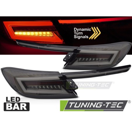 LED BAR TAIL LIGHTS GOLD SMOKE SEQ fits TOYOTA GR86 21- LED BAR TAIL LIGHTS GOLD SMOKE SEQ fits TOYOTA GR86 21-