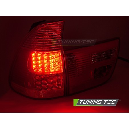 LED TAIL LIGHTS RED SMOKE fits BMW X5 E53 09.99-10.03 LED TAIL LIGHTS RED SMOKE fits BMW X5 E53 09.99-10.03