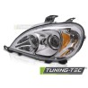HEADLIGHTS CHROME LEFT SIDE fits MERCEDES W163 01-05 HEADLIGHTS CHROME LEFT SIDE fits MERCEDES W163 01-05