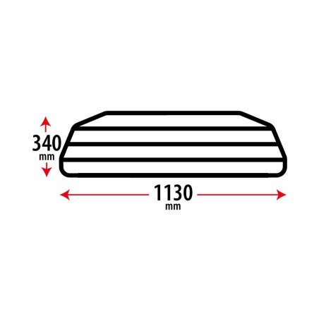 DOG GUARD Grille de séparation - Type 5 - 1130 mm x 340 mm - N70055