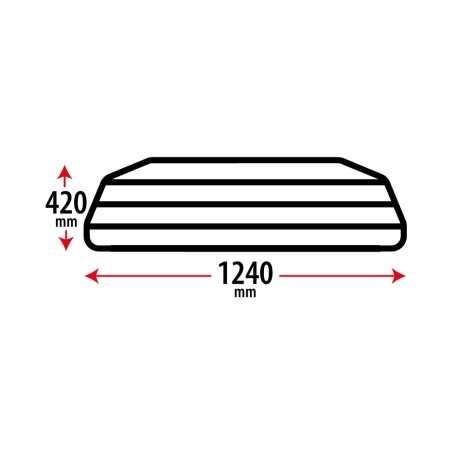 DOG GUARD Grille de séparation - Type 7 - 1240 mm x 420 mm - N70057